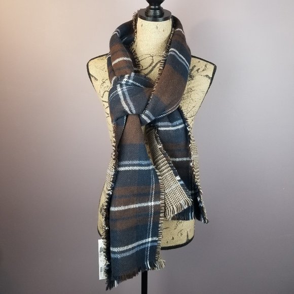 Tahari Accessories - Tahari Scarf Plaid Reversible Wrap Shawl NWT
